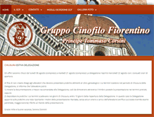 Tablet Screenshot of gruppocinofilofiorentino.it